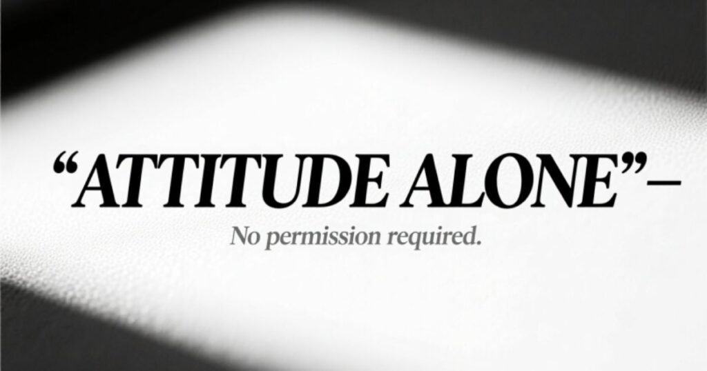 Attitude Alone Captions For Instagram