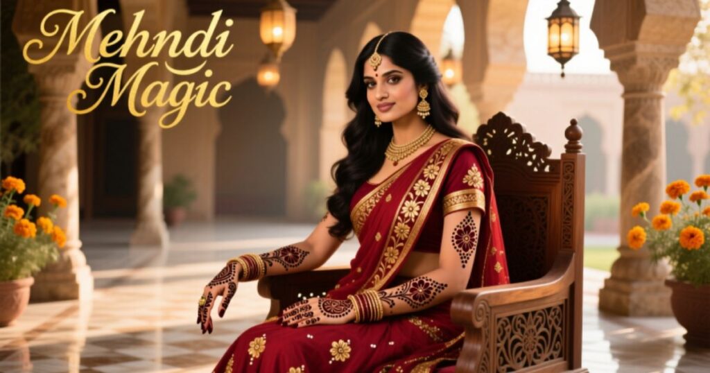 Beautiful Mehndi Captions for Brides