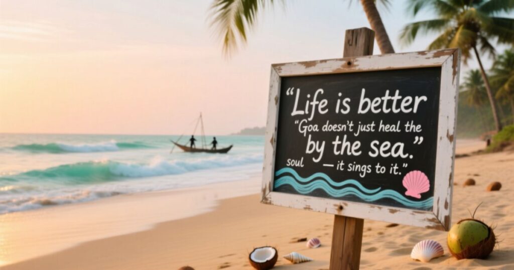 Captions And Quotes On Goa About The Beach