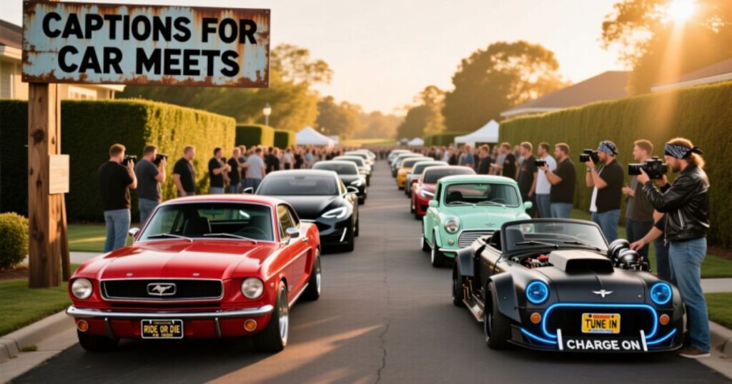 Captions for Car Meets