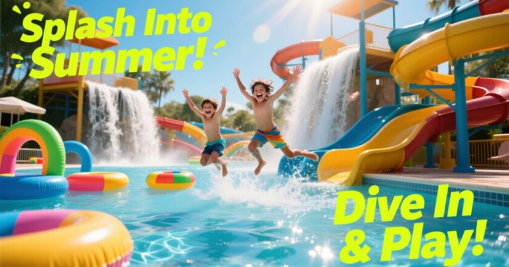 Catchy Water Park Captions