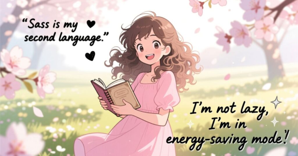 Cute attitude captions for Instagram for girls