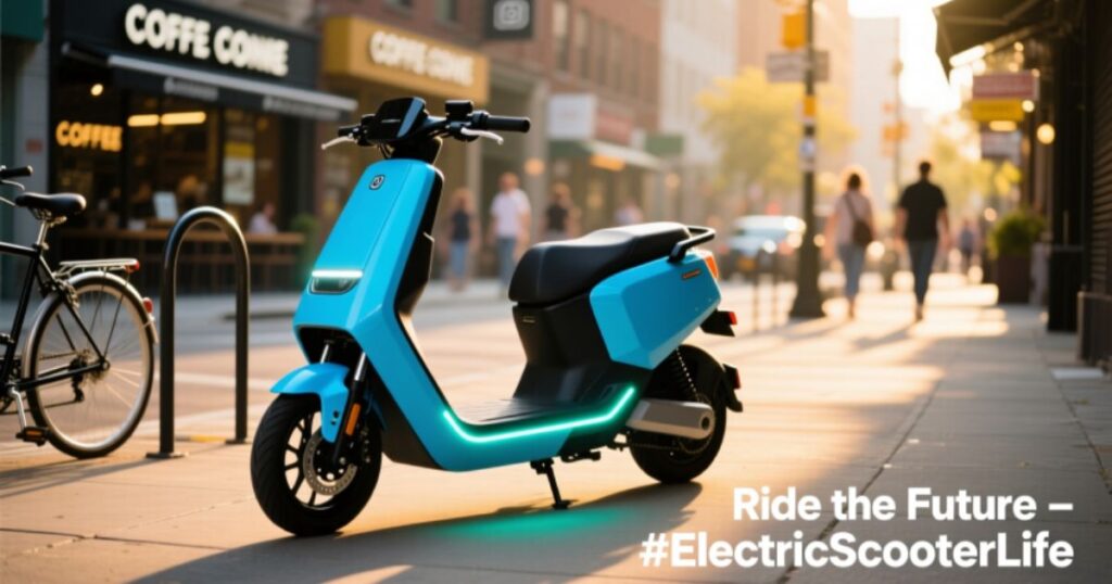 Electric scooter captions for Instagram