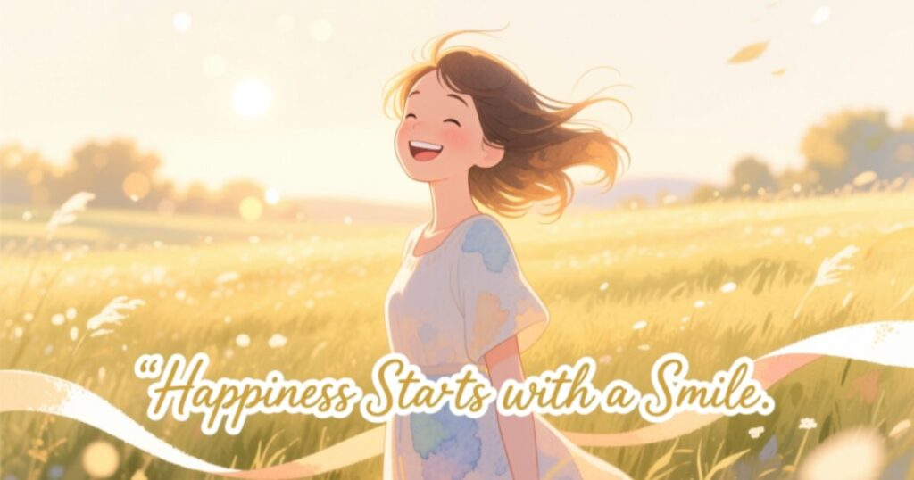 Happiness Starts with a Smile Quotes