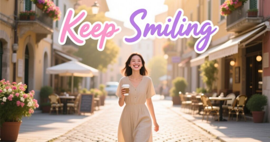 Keep Smiling Instagram Captions