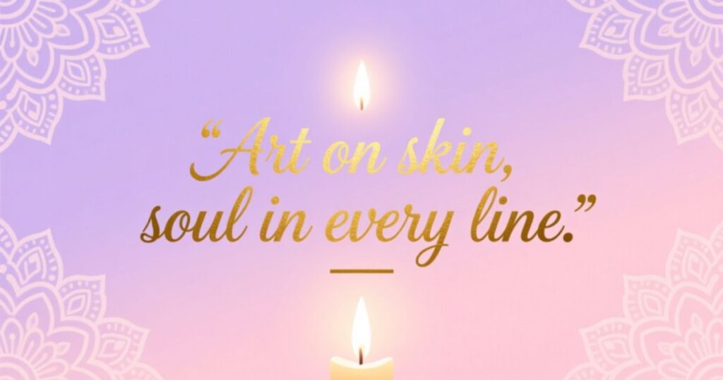 Mehndi Captions for Instagram in English