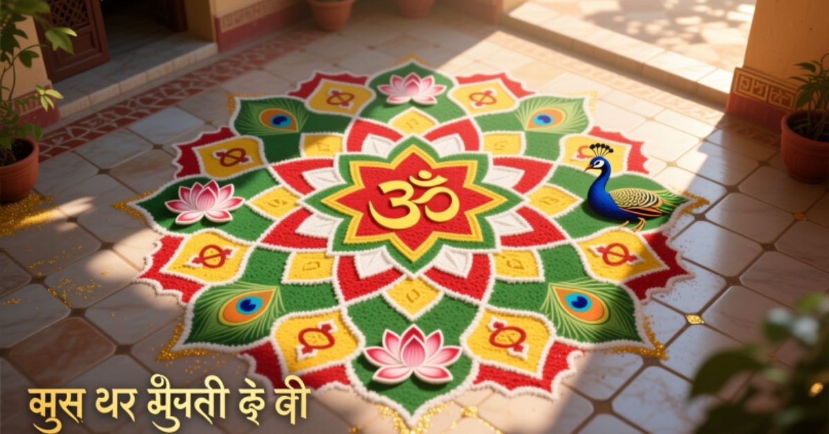Rangoli Captions
