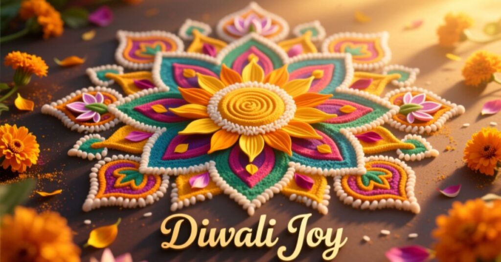 Short Captions for Rangoli