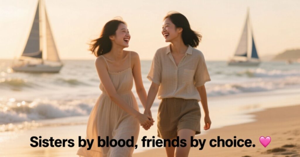 Sister short captions for Instagram