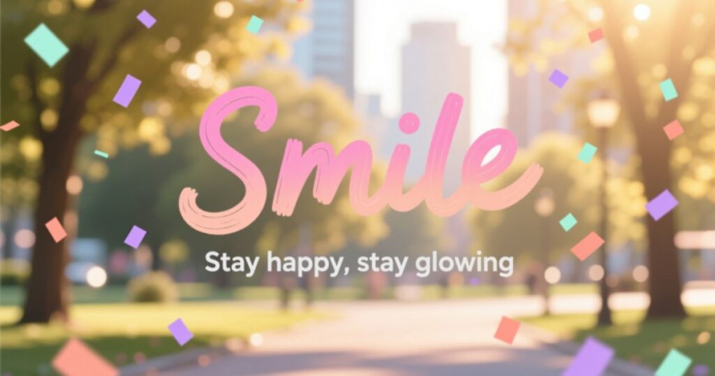 Smile Instagram Captions