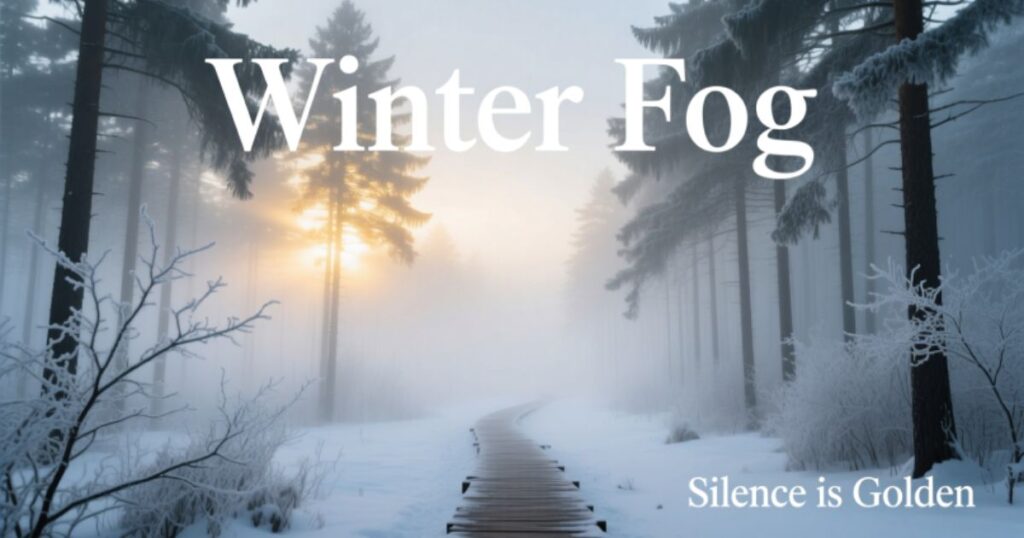 Winter Fog Captions for Instagram