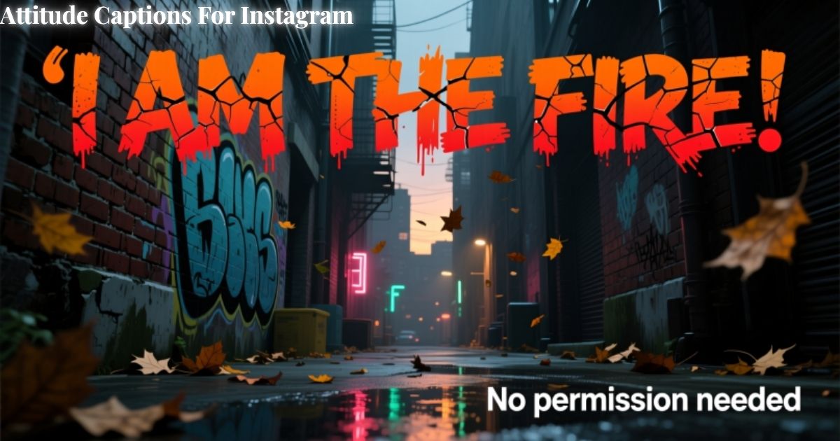 Attitude Captions For Instagram
