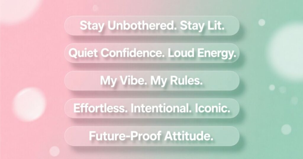 Attitude captions for instagram 2025 in english