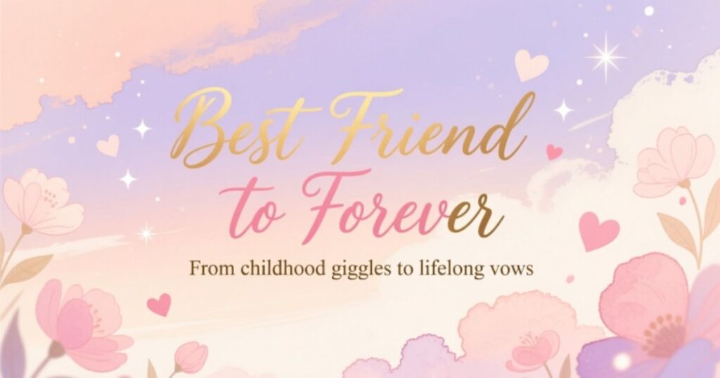 Best friend engagement captions