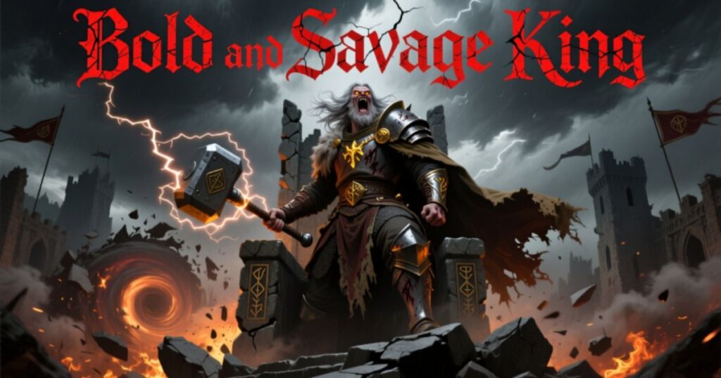 Bold and Savage King Captions