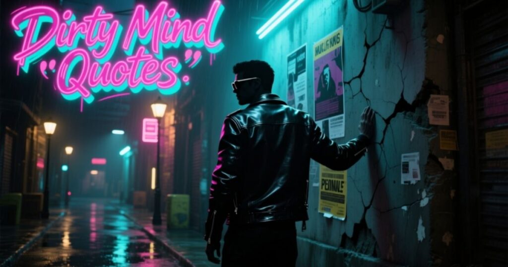 Dirty mind quotes For him