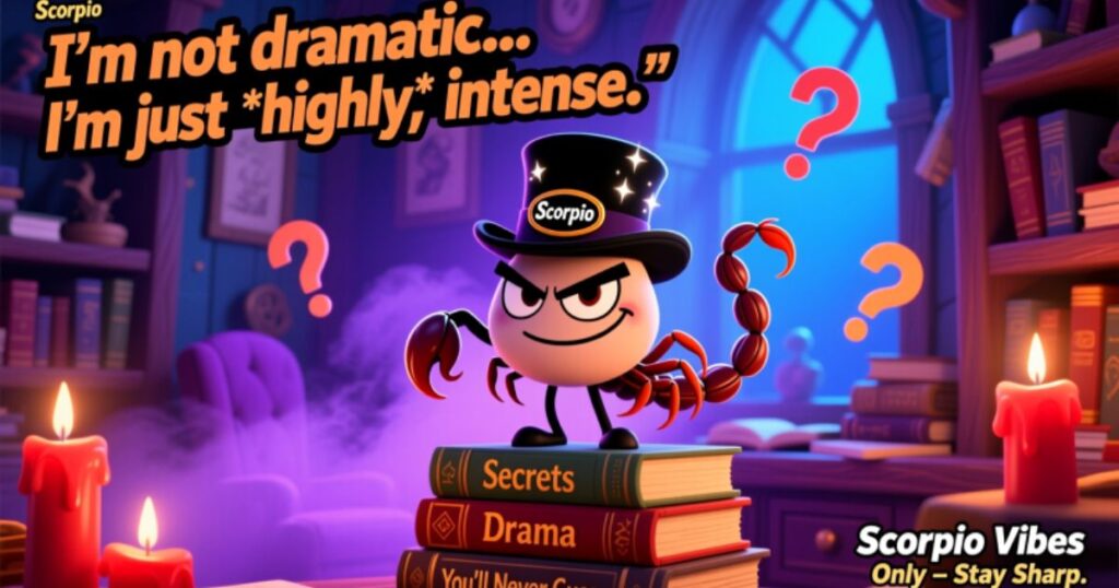 Funny Scorpio quotes