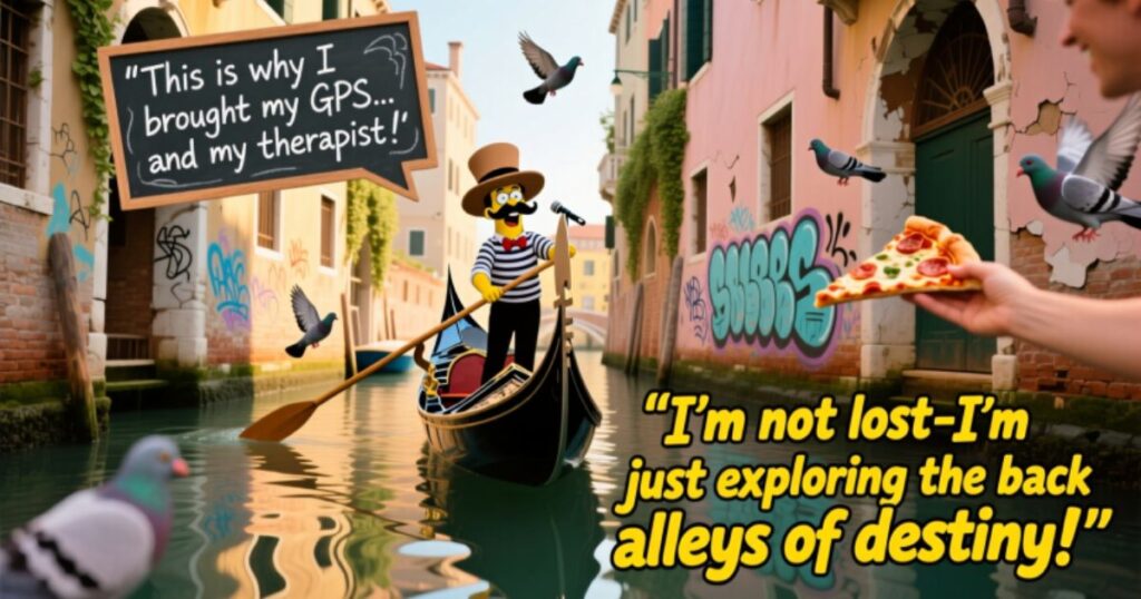 Funny Venice Captions