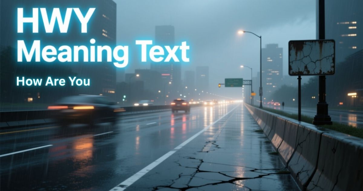 HWY Meaning in Text