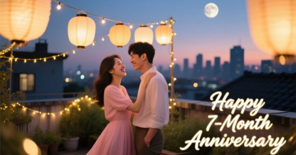 Happy Seven-Month Anniversary Wishes for Girlfriend