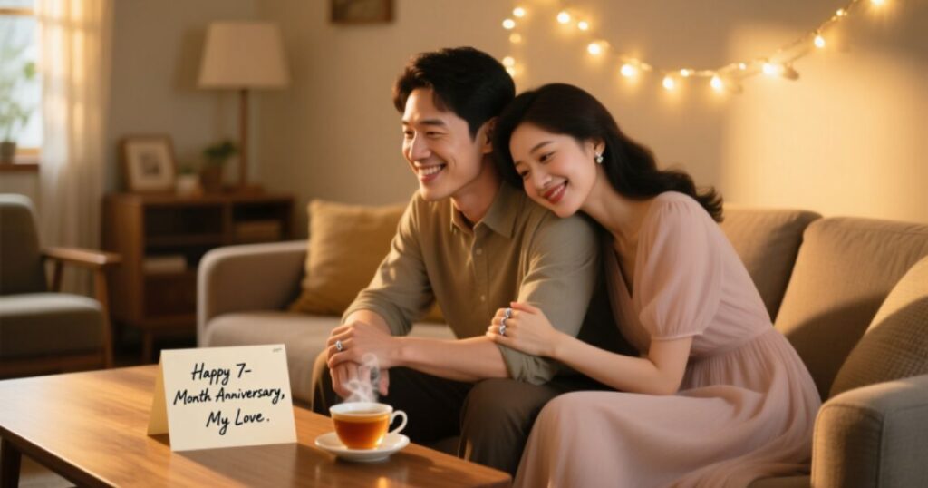 Happy Seven Month Anniversary Wishes for Husband