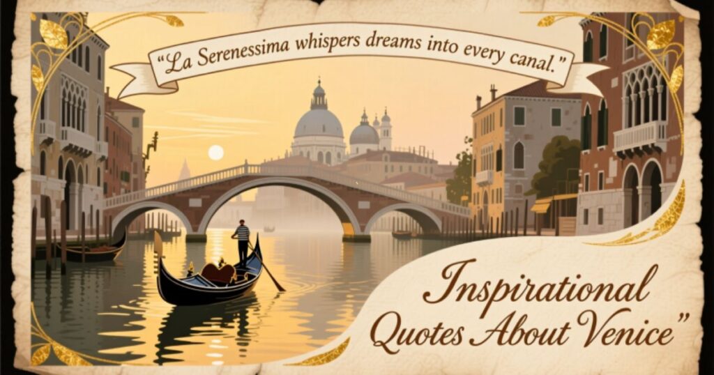 Inspirational Quotes About Venice