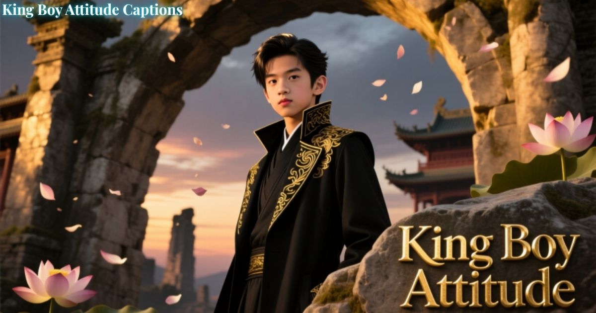 King Boy Attitude Captions
