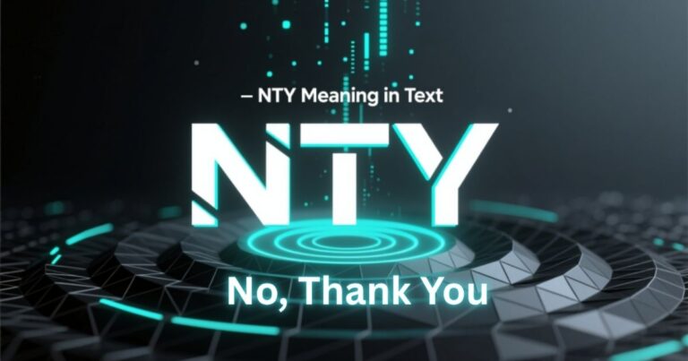 NTY Meaning in Text