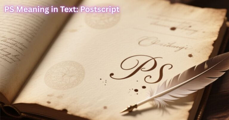 PS Meaning in Text: Postscript