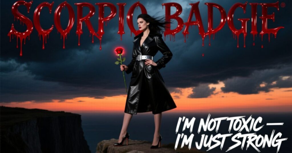 Scorpio baddie captions