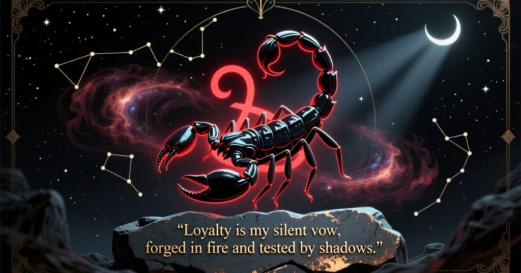 Scorpio quotes about loyalty