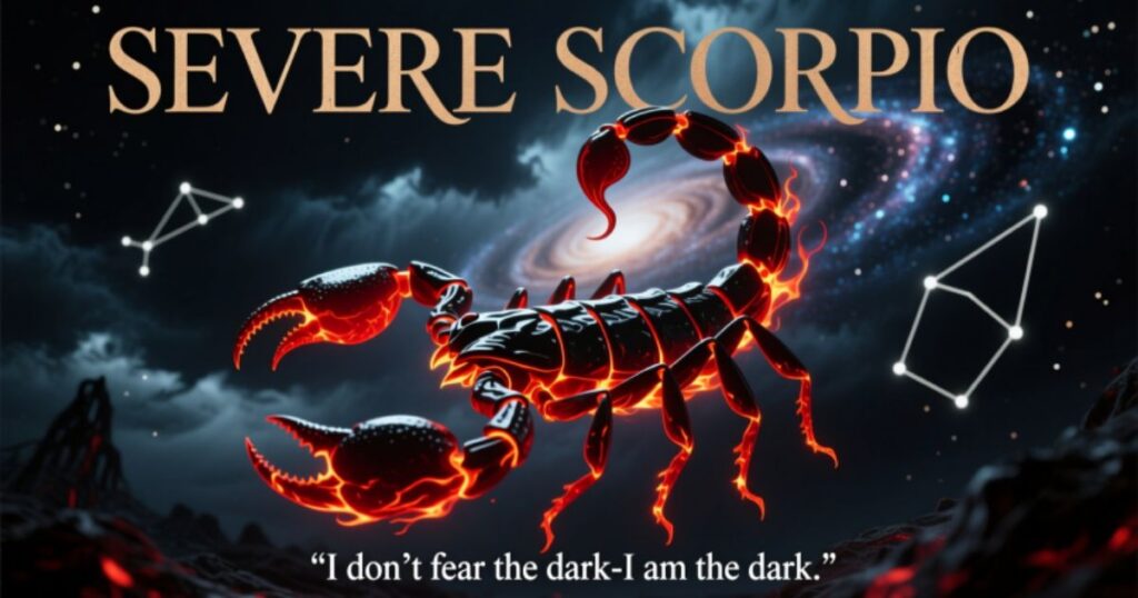 Severe Scorpio quotes