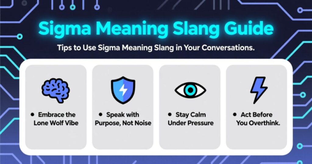 Tips to Use Sigma Meaning Slang in Your Conversations