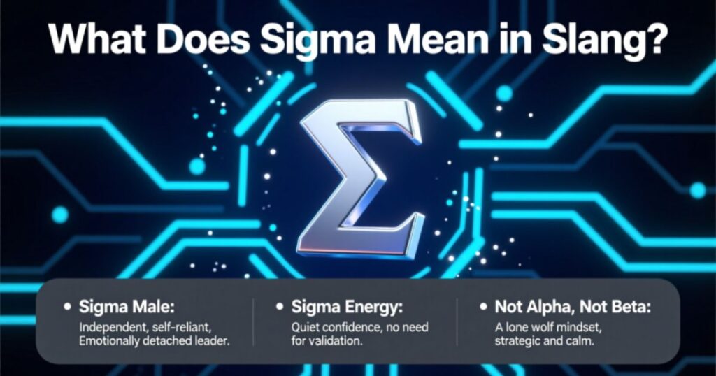 What Does Sigma Mean in Slang